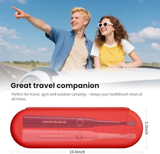 Silicone Electric Toothbrush Travel Case, Manual Toothbrush Travel Cover - Image 6