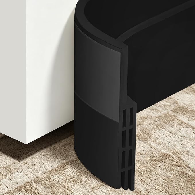 Strong Adhesive Door Sweep for Bottom of Door, Blocks Draft/Dust | 78'' by TriXcelent