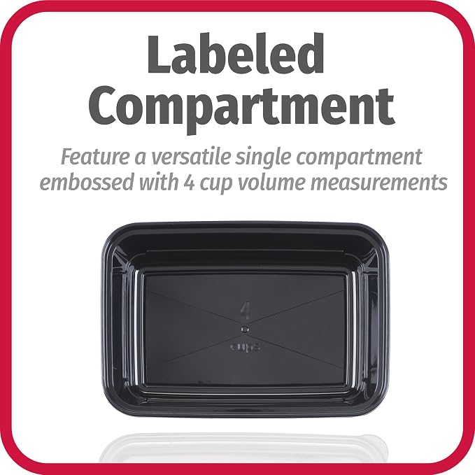 GoodCook Meal Prep Containers, Single Compartment 10-Pack, BPA-Free Reusable - Image 8