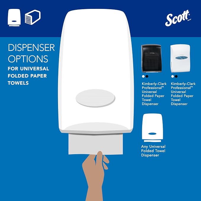 Scott Professional C-Fold Paper Hand Towels, 12 x 200 Sheets | Universal - Image 8