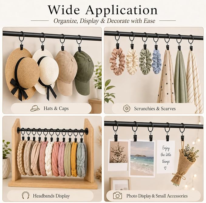MAQIHAN 50 Pcs Curtain Rings - Image 6