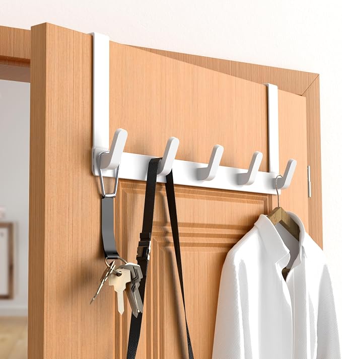 Over The Door Hooks Hanger, Heavy Duty Rack - Image 9