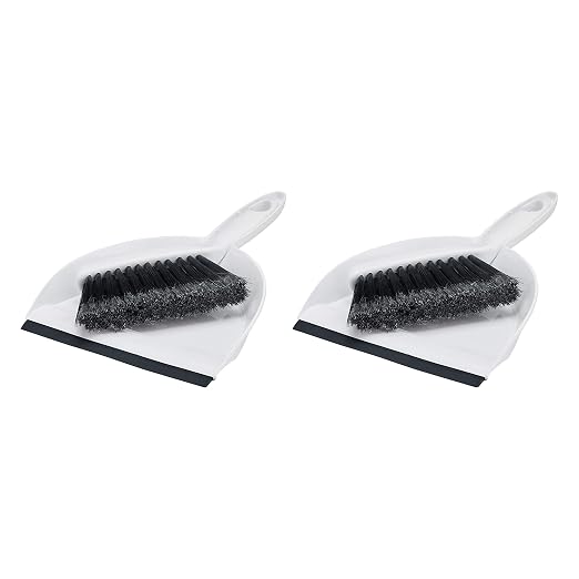 Amazon Basics Small Portable Mini Dustpan and Brush Set by AmazonBasics
