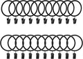 Lansian 20 Pack Curtain Rings by Lansian