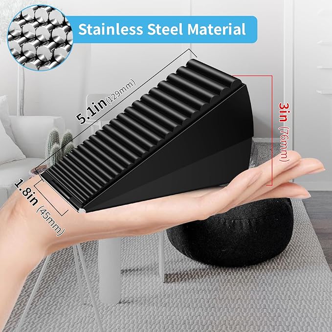 AIMAXINKE Door Stoppers for Bottom of Door-Large Heavy Duty Door Stop Wedge | - Image 3