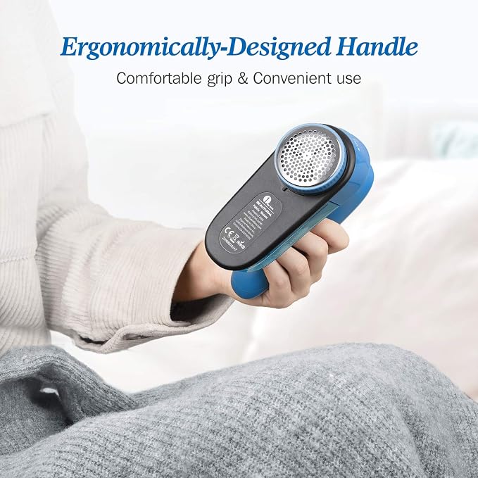 BEAUTURAL Fabric Shaver and Lint Remover, Portable Sweater Defuzzer | Battery - Image 4