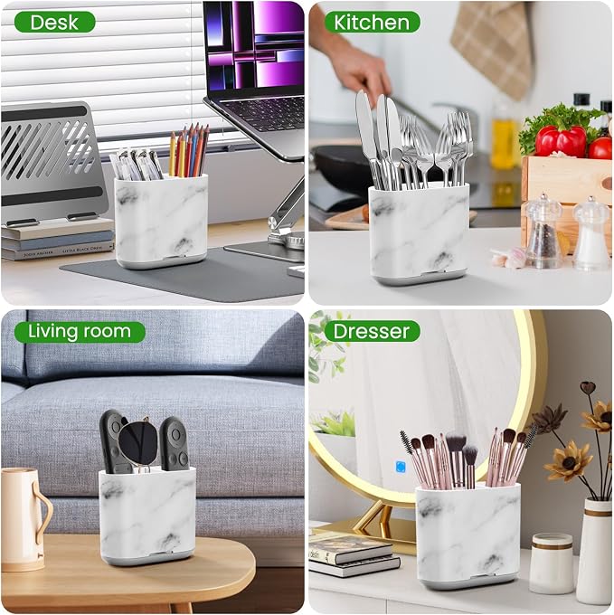 Toothbrush Holders for Bathrooms, Bathroom Accessories | 2 Slots, Kids Electric - Image 7