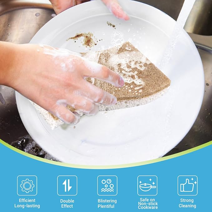 AIDEA XL Sponges Kitchen-6Count, Non-Scratch Scrub Sponge - Image 4