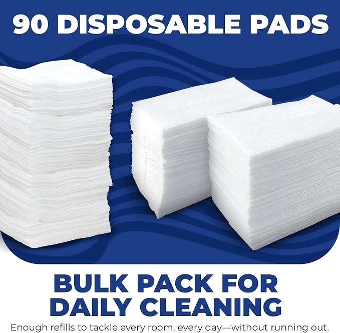 Iconikal Dry Mop Pad Refills 90-Pack Fits Swiffer 11.5x8 - Image 5