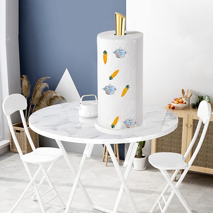 Gold Paper Towel Holder Countertop, Marble Paper Towel Holder Used - Image 7