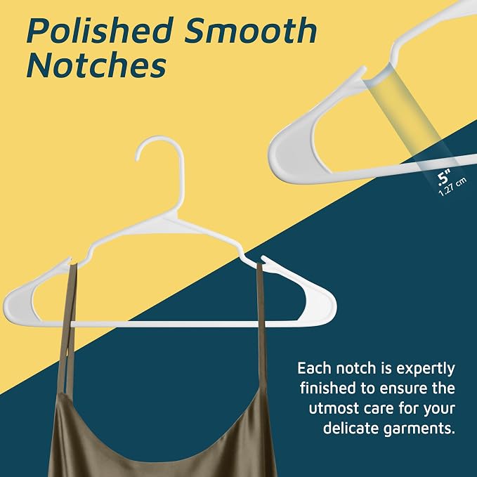 Lifemaster Plastic Clothes Hanger Set - Image 7
