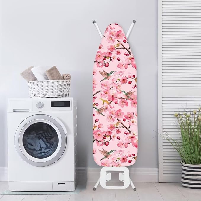 Cherry Blossom Ironing Board Cover and Pad 15x54 Inch Heavy Duty Iron Cover - Image 3