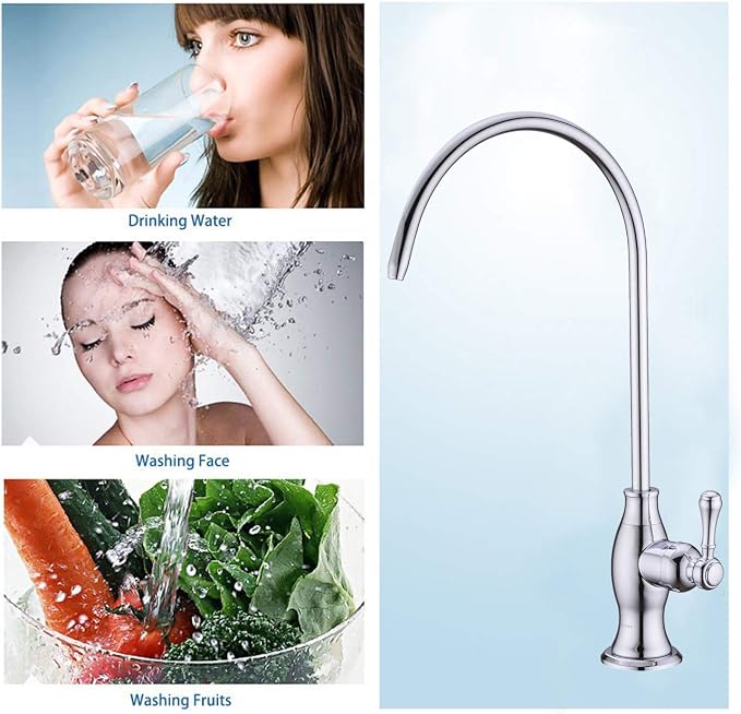 Delle Rosa Drinking Water Purifier Faucet, Commercial Water Filtration Faucets - Image 3