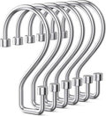 Goowin 12 Pcs S Shape Shower Curtain Rings, Rustproof Black Shower Curtain Rings by Goowin