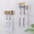 2 PCS Toothbrush Holders Wall Mounted by PARKMANI