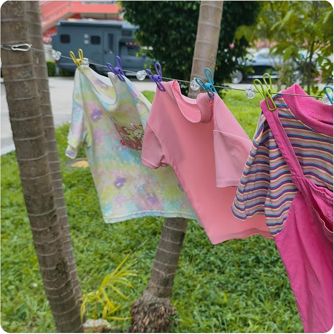 Travel Clothesline Length 9.8Ft - Image 7