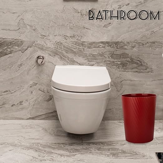 UUJOLY Small Bathroom Trash Can Wastebasket Garbage Can, 1.8 Gallon, Kids Room - Image 6