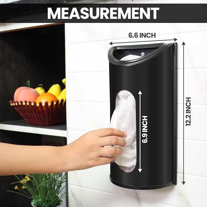 Utopia Kitchen Wall-Mounted Stainless Steel Grocery Bag Holder, Pantry or - Image 2
