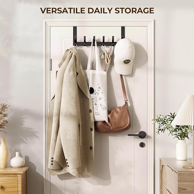 Optish Over The Door Hooks, Door Hanger Hooks - Image 5