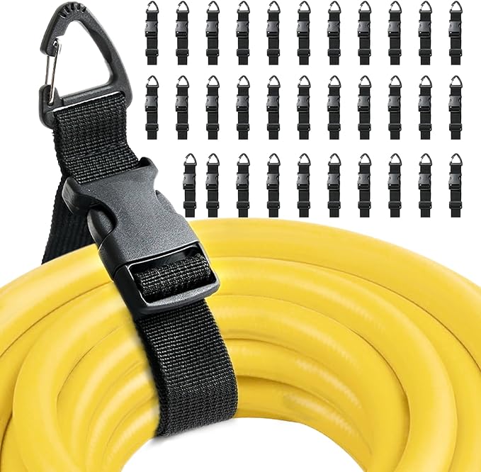 Heavy Duty Extension Cord Holder Organizer 17 Inch Adjustable Storage Straps by RRBXIA