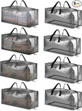 SpaceAid Heavy Duty Moving Bags, Extra Large Storage Totes W/Backpack Straps by SpaceAid