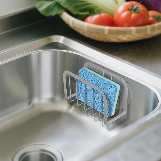 Sponge Holder for Kitchen Sink, Kitchen Sink Caddy - Image 3