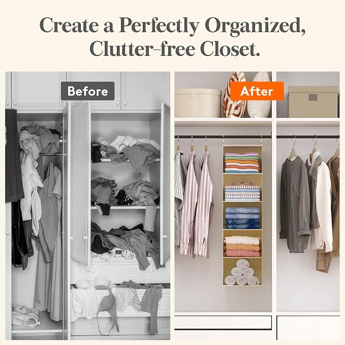 Lifewit Hanging Closet Organizer and Storage - Image 7