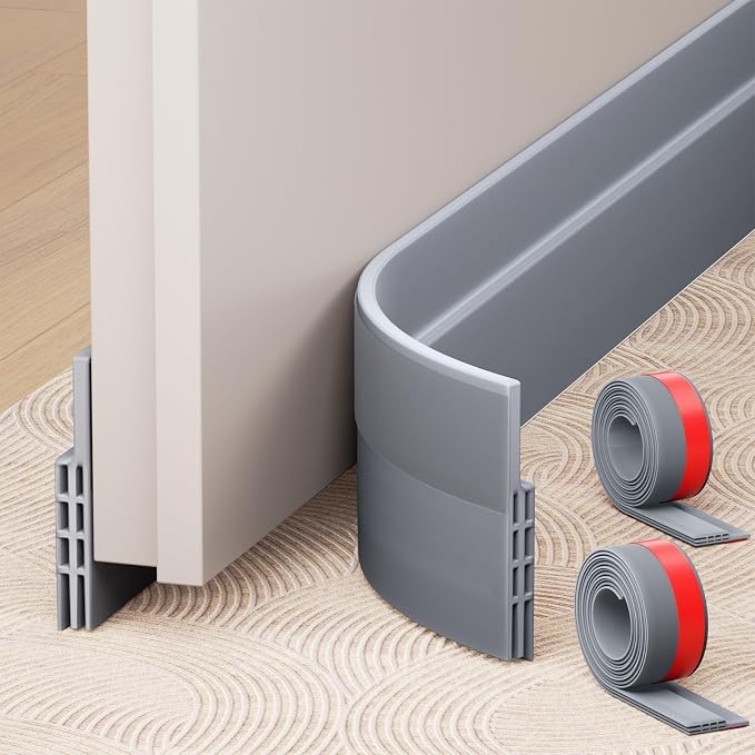 Hojoy Under Door Draft Stopper, Door Weather Stripping Door Seal, 2 Pack | by HOJOY