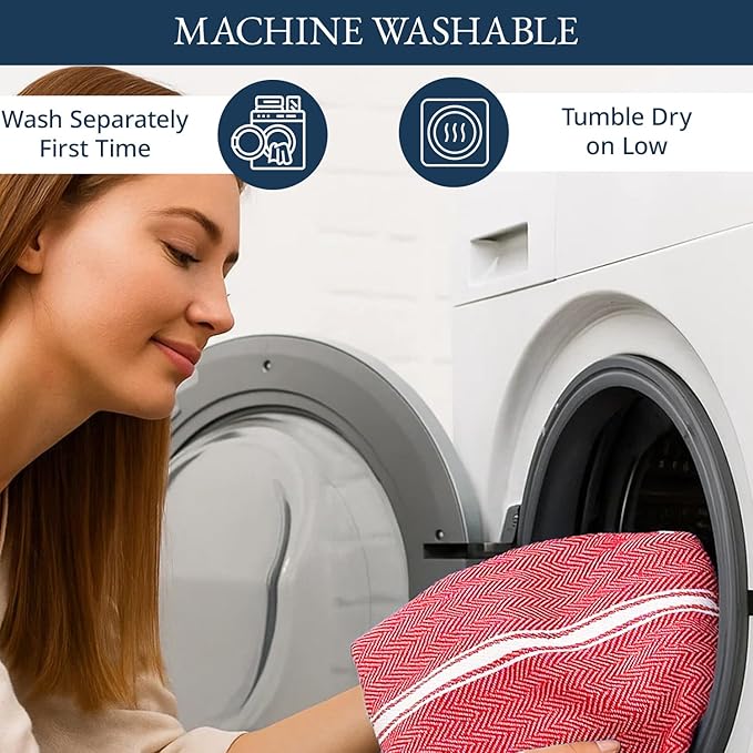 LANE LINEN 100% Cotton Kitchen Towels Absorbent Lint-Free 12 Pack - Image 5