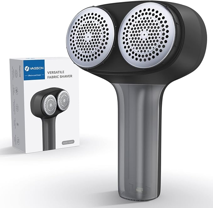 VASSON Fabric Shaver, Sweater Depiller & Pilling Remover | Dual-Head Design by VASSON