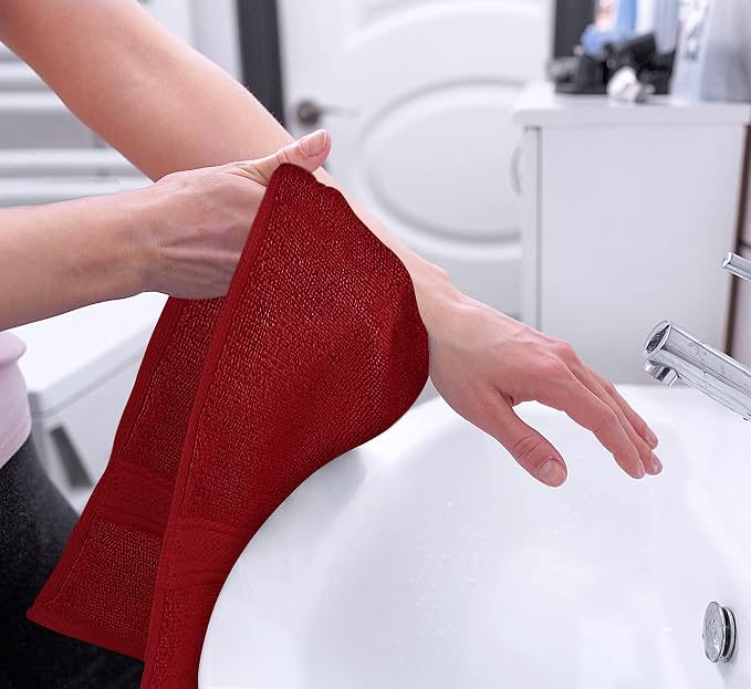 Utopia Towels 6 Pack Premium Hand Towels Set, 16 by 28 inches, 100% Ring Spun - Image 3