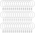 Lansian 44 Pack Curtain Rings by Lansian
