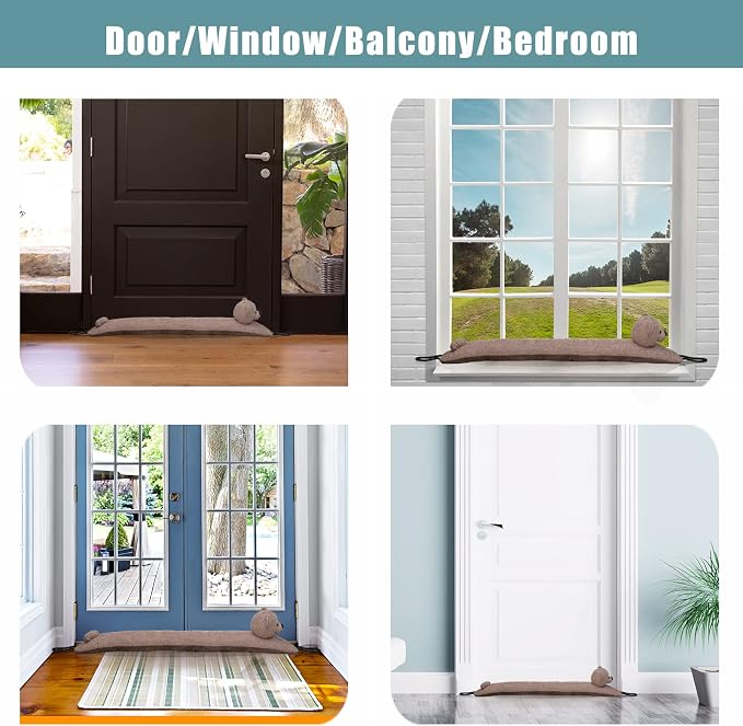 Under Door Draft Stopper Decorative Wind Stopper 30 inch - Image 6