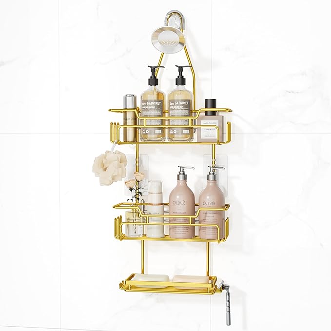SWTYMIKI Bathroom Shower Caddy Hanging by SwtyMiki-TidyHomeSweetLife