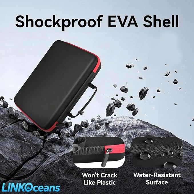 Battery Organizer with BT-168 Tester, EVA Storage Case | 210+ AA AAA C D 9V - Image 2
