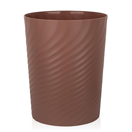 UUJOLY Plastic Small Bathroom Trash Can Wastebasket Garbage Can, Laundry Room by UUJOLY