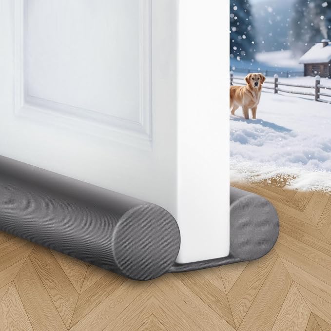 MAXTID Large Door Draft Blocker 36" Grey, Bottom Seal Strip by MAXTID