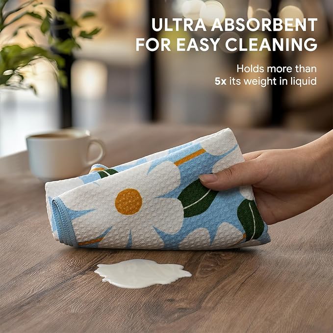 RECYCO Waffle Kitchen Towel Set of 2 - Image 4
