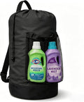 Backpack Laundry Bag Durable Polyster Laundry Backpack Bag by Unknown