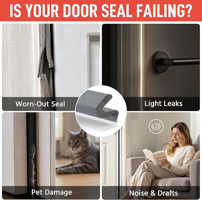 Litaibai 40 ft Kerf Weather Stripping Door Seal - Image 5