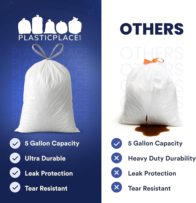 Plasticplace 5 Gallon Trash Bags - Image 7