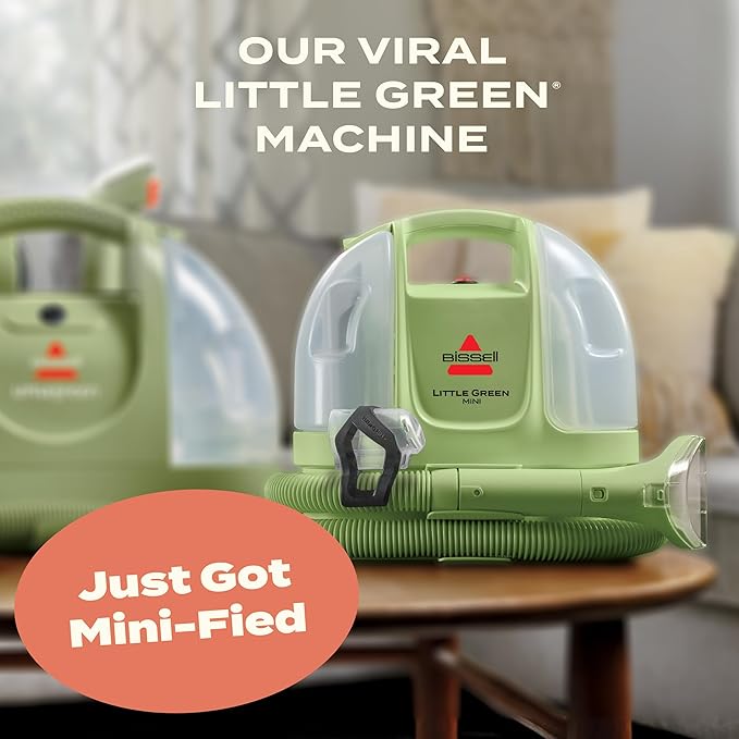 BISSELL Little Green Mini Portable Carpet Cleaner - Image 2