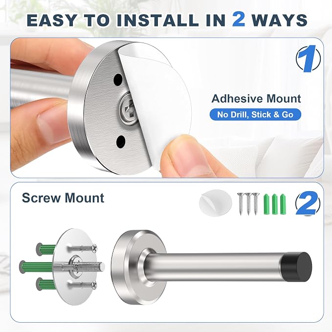 4.7 Inch Adhesive Door Stoppers - Image 3