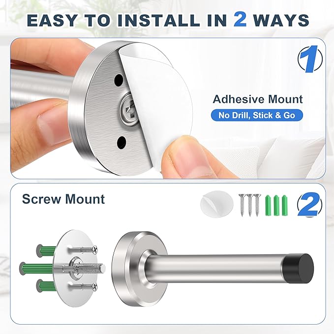 4.7 Inch Adhesive Door Stoppers - Image 3