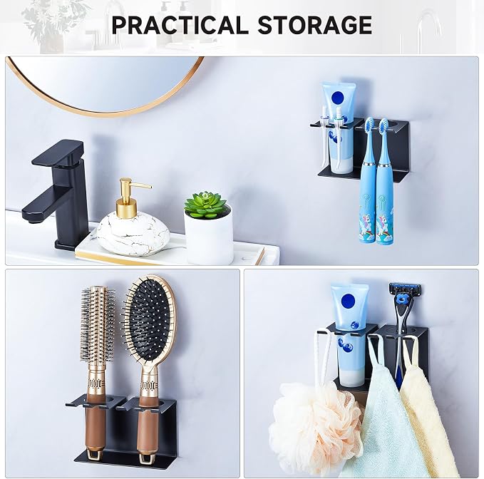 Electric Toothbrush Head Holders Desktop or Wall Mounted Electric Tooth Brush - Image 9