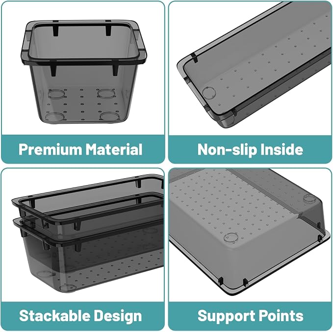 Drawer Organizer Set, Drawer Organization and Storage Containers - Image 3
