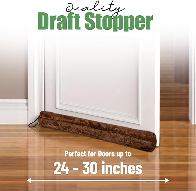 Evelots Magnetic Metal Door Draft Stopper-2 Pack-Extra Strong Magnets - Image 5