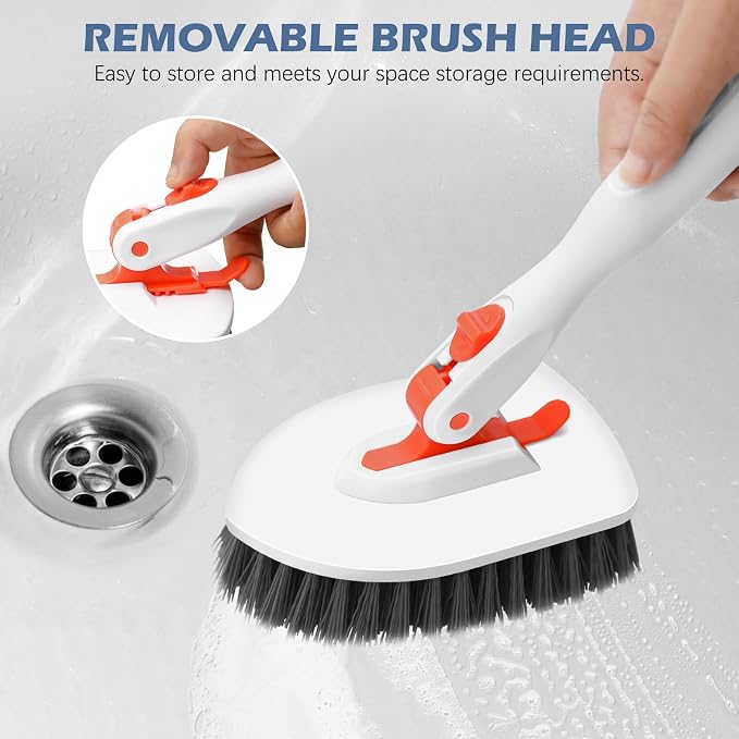 SetSail Floor Scrub Brush, Tile Tub Floor Scrubber, 180° - Image 5