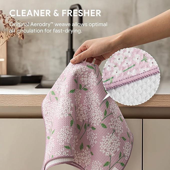 RECYCO Waffle Kitchen Towel Set of 2 - Image 5