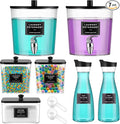 7 Pcs Laundry Detergent Dispenser Set, Laundry Room Storage by Singhoow